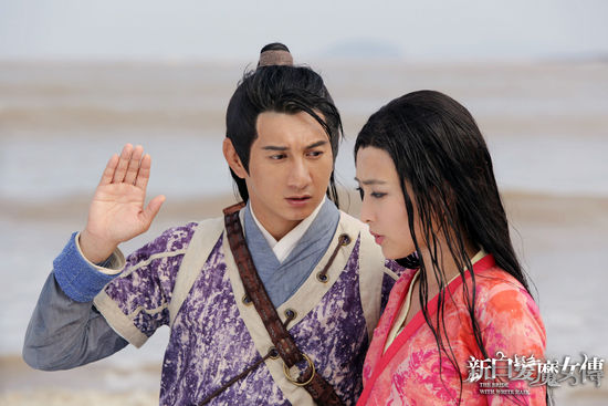 男主角在向女主角发誓